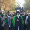 اية الله السيد مرتضى الموسوي الاصفهاني » مشاهد حضوره في مراسم التعازي » ذكري استشهاد السيدة فاطمة الزهراء عليها السلام » مسيرة عزاء - سنة 1447