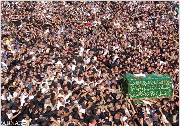بالصور / المسيرة المليونية الحاشدة لتشييع نعش الإمام محمد الجواد (ع)