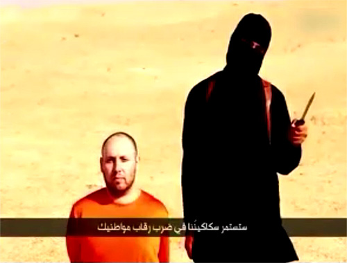 تنظيم "الدولة الإسلامية" ينشر مقطع مسجل لإعدام المواطن الأمريكي ستيفن سوتلوف 