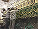 ضريح الامامين الجوادين عليهما السلام يتزين بوشاح عيد الغدير عيد الله الاعظم