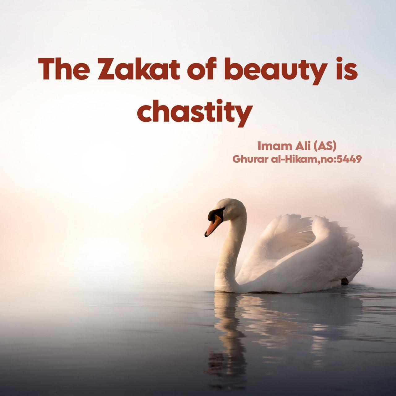 The Zakat of beauty