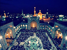 The shrine of Imam Ridha (A.S) during the month of Muharram